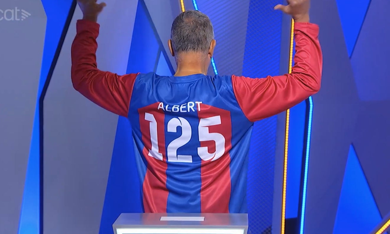  L'Albert hace un guiño al Barça en 'Atrapa'm si pots' | 3Cat