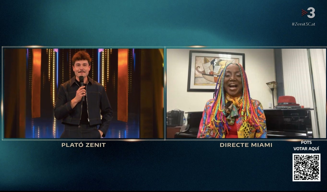 Lucrecia ha estat present a 'Zenit' a través d'una videotrucada | 3Cat