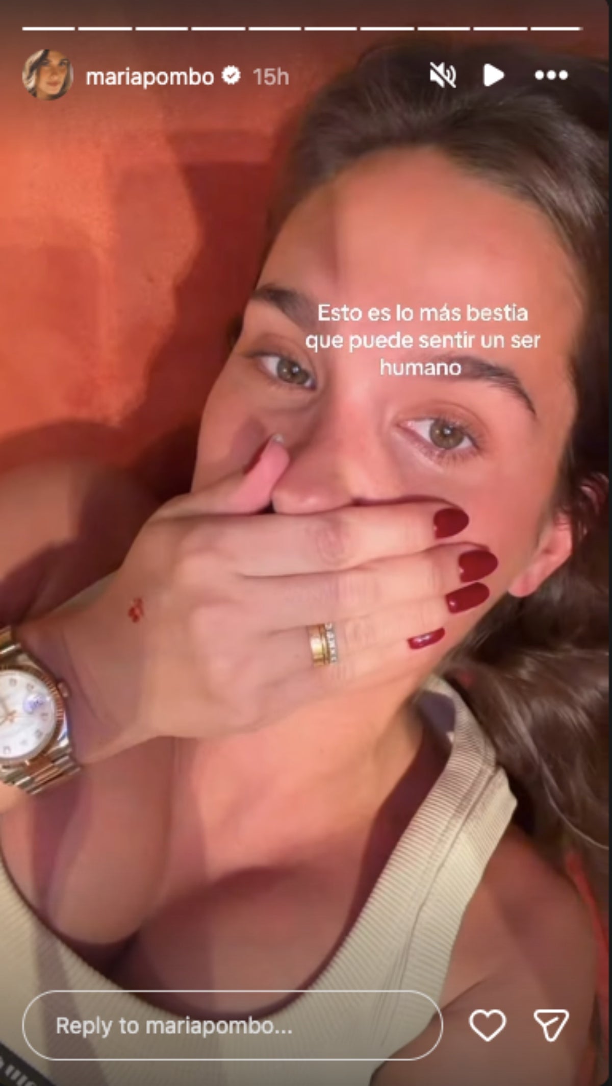 María Pombo ensenya el moviment de la seva criatura a la panxa embarassada | Instagram.