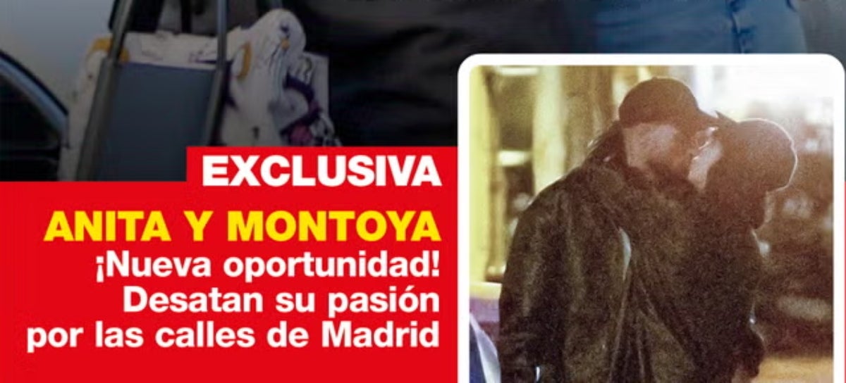 Montoya i Anita Williams, caçats fent-se un petó per Madrid _ Diez Minutos