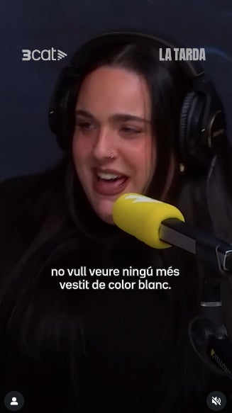 Nadine Romero no vol que cap convidat vagi vestit de blanc - Instagram