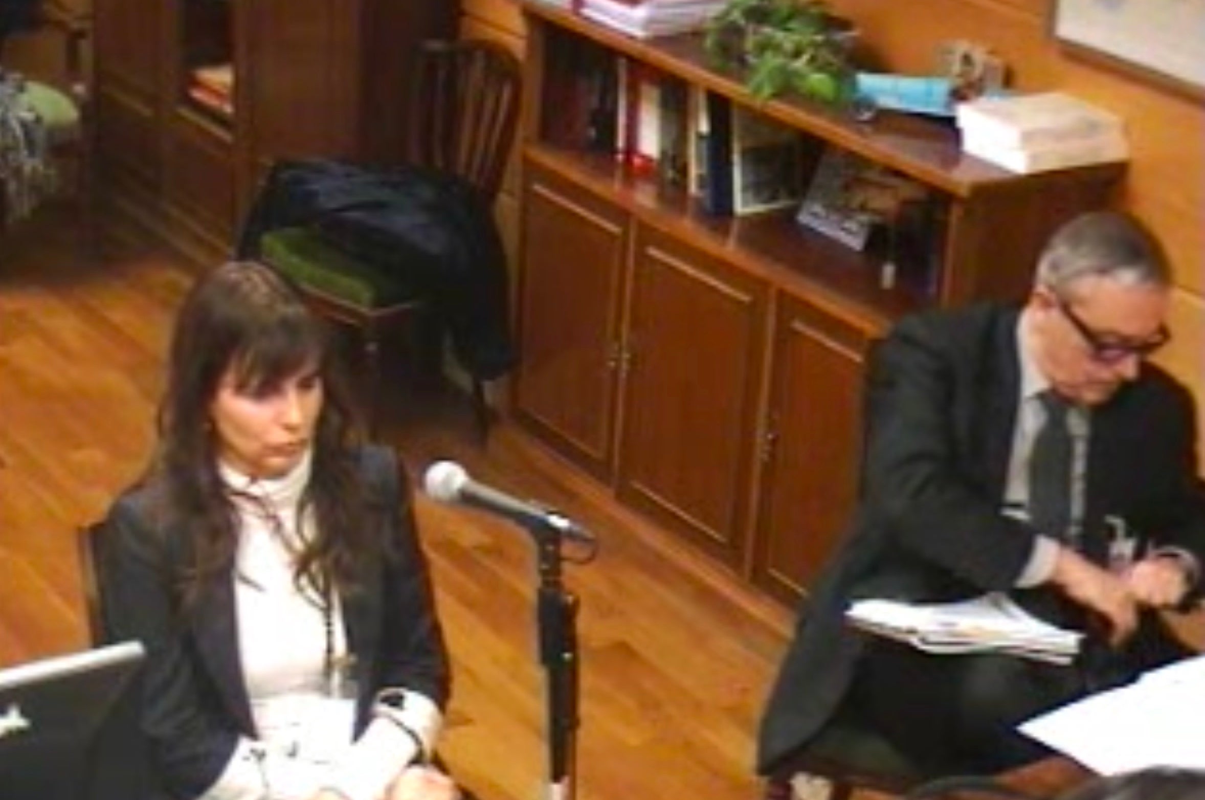 Victòria Àlvarez, durant la seva declaració davant del jutge Ruz/QS