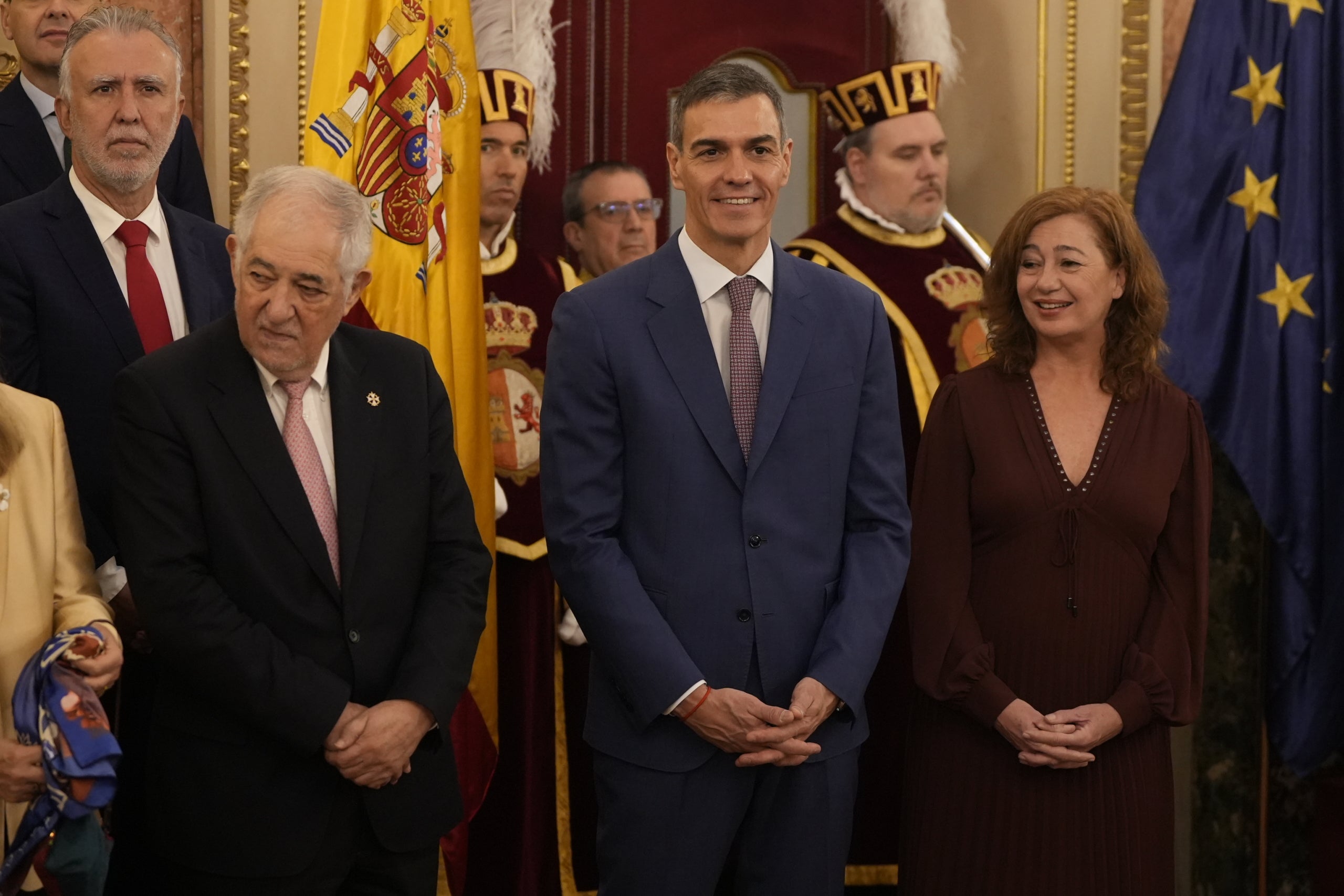 El presidente español, Pedro Sánchez, durante la celebración del Día de la Constitución en Madrid / ACN