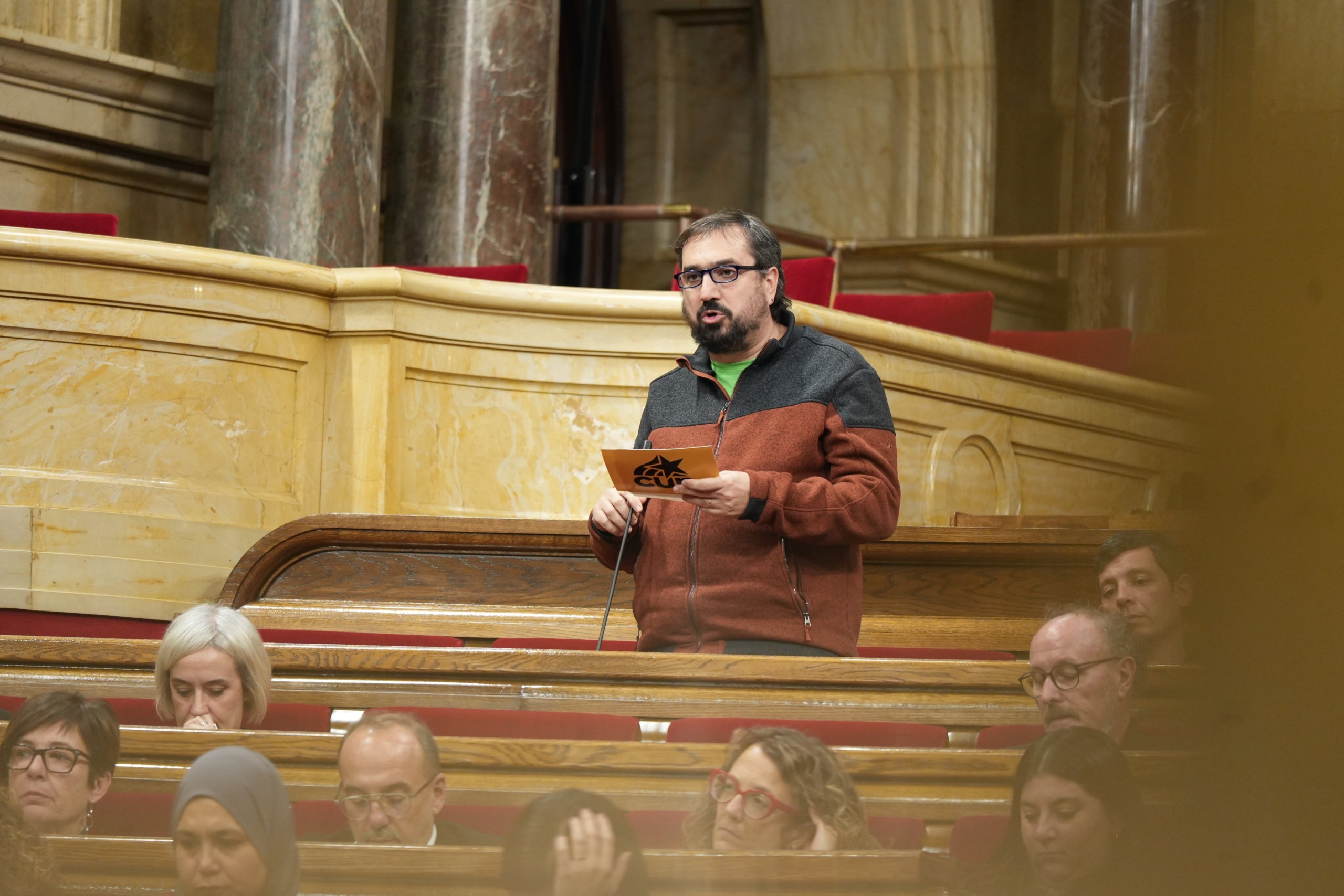 Dani Cornellà de la CUP a la sessió de control/Bernat Vilaró/ACN