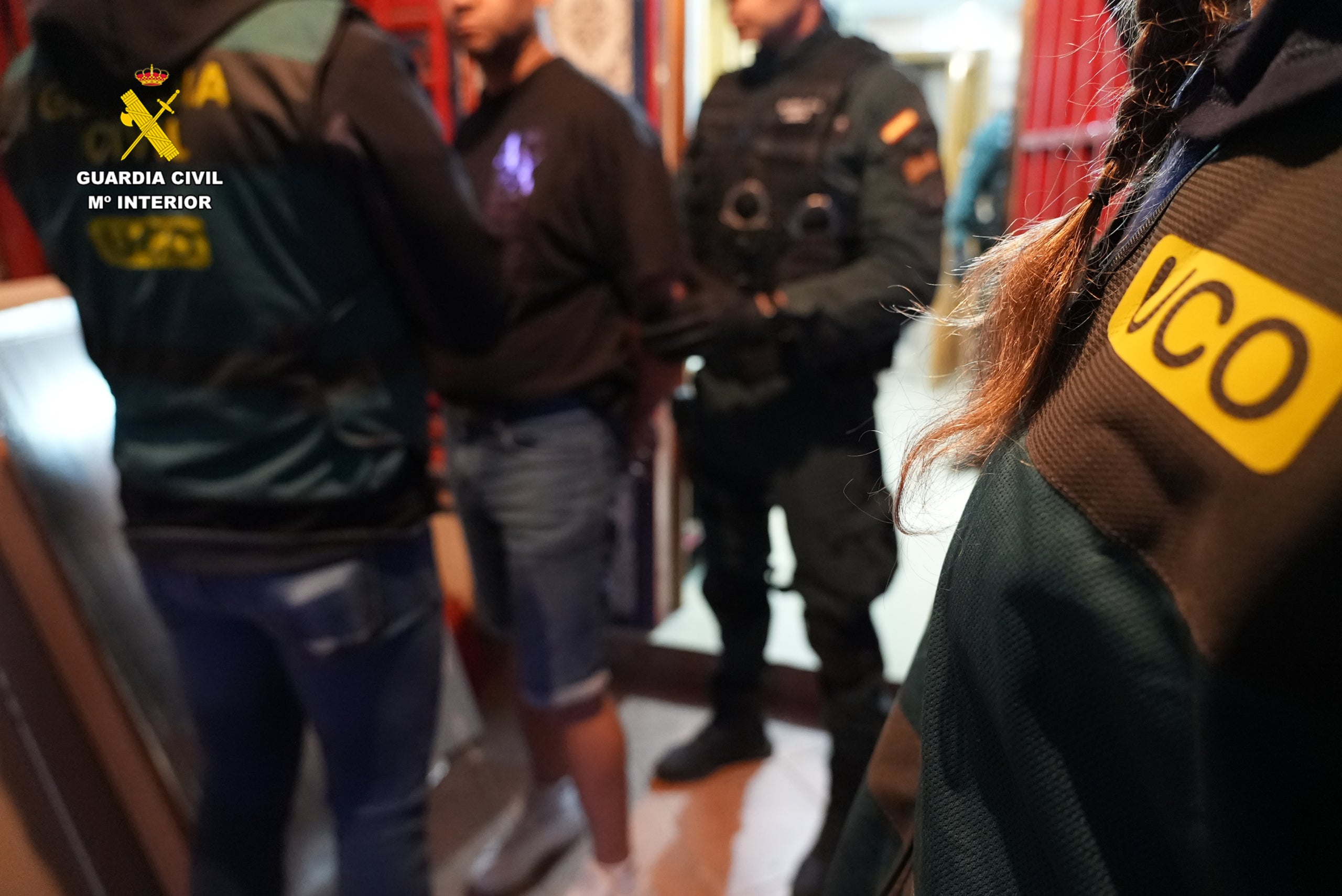 Agentes de la UCO en una operación/Guardia Civil