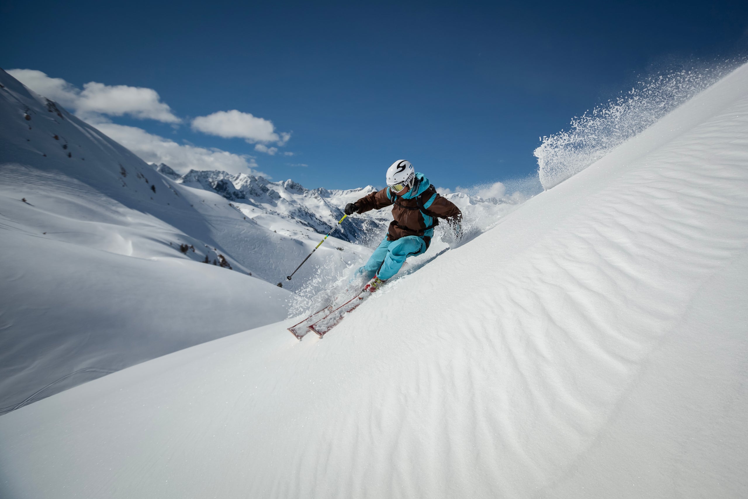 Un esquiador, a Baqueira / Foto: Felipe Valladares Béjar / Patronat de Turisme de la Diputació de Lleida