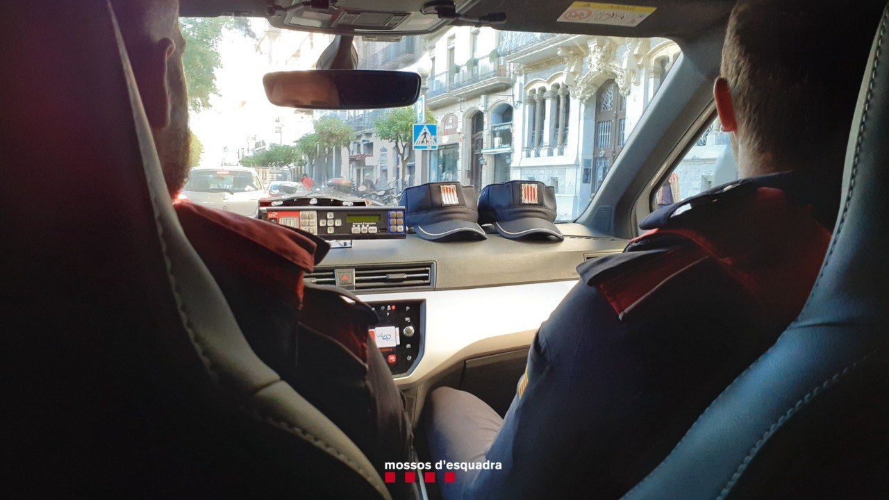Mossos patrullant/Mossos