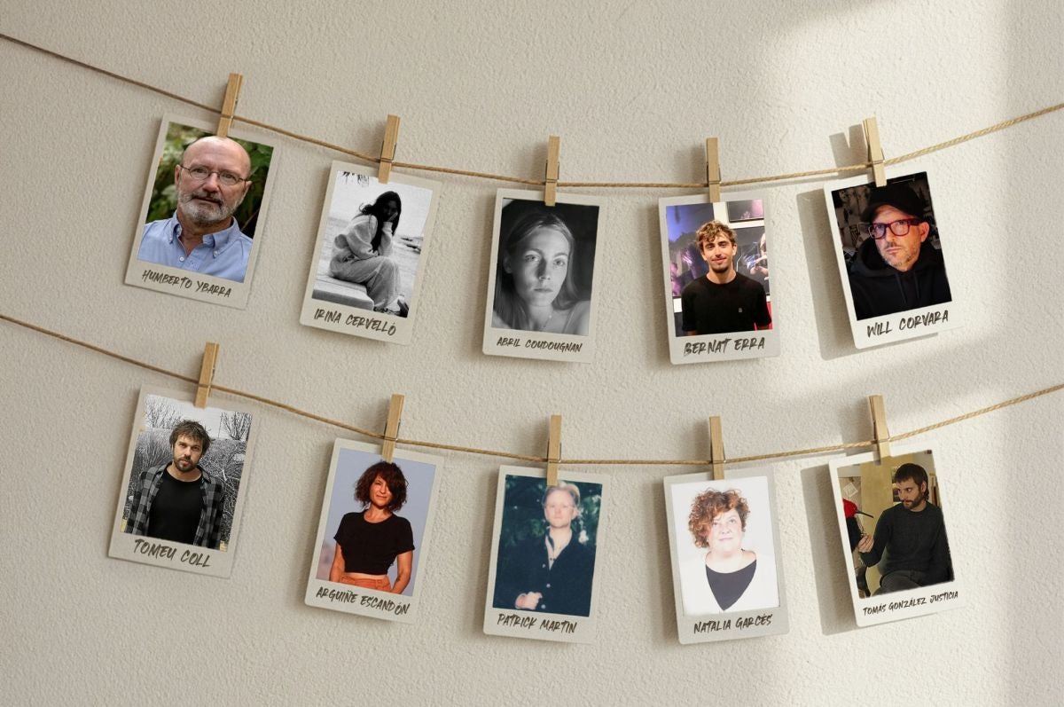 Panel fotográfico con la imagen de los principales artistas / Servimedia