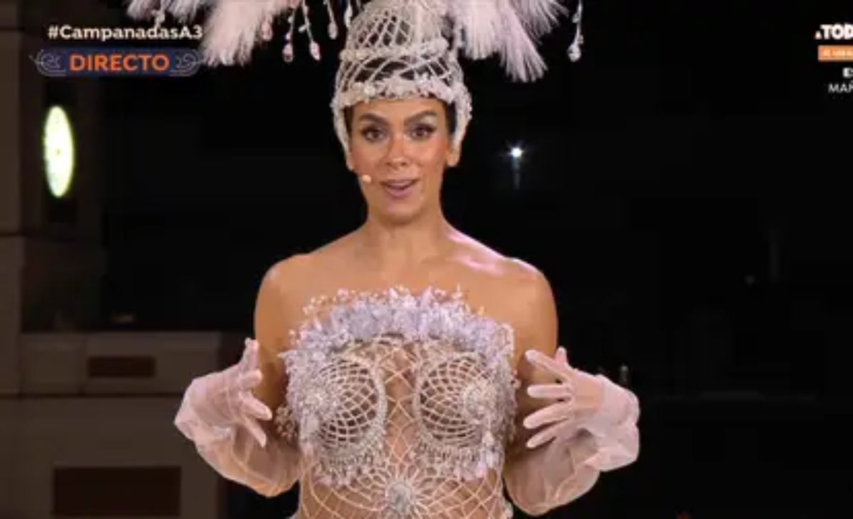Así era el vestido de Cristina Pedroche para las campanadas 2024 | Antena 3