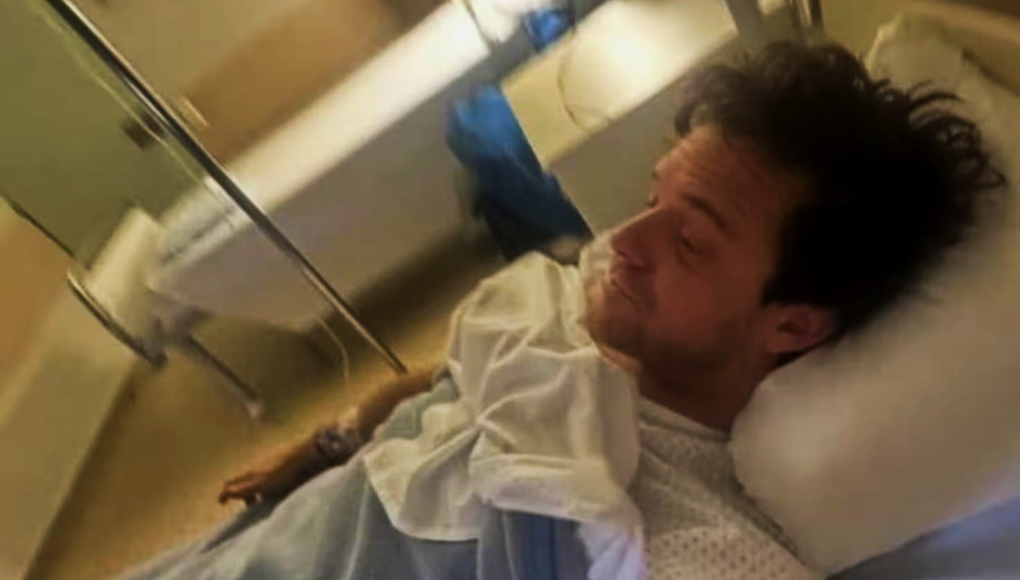 Aldo Comas, el marit de Macarena Gómez, preocupa des de l'hospital - Instagram