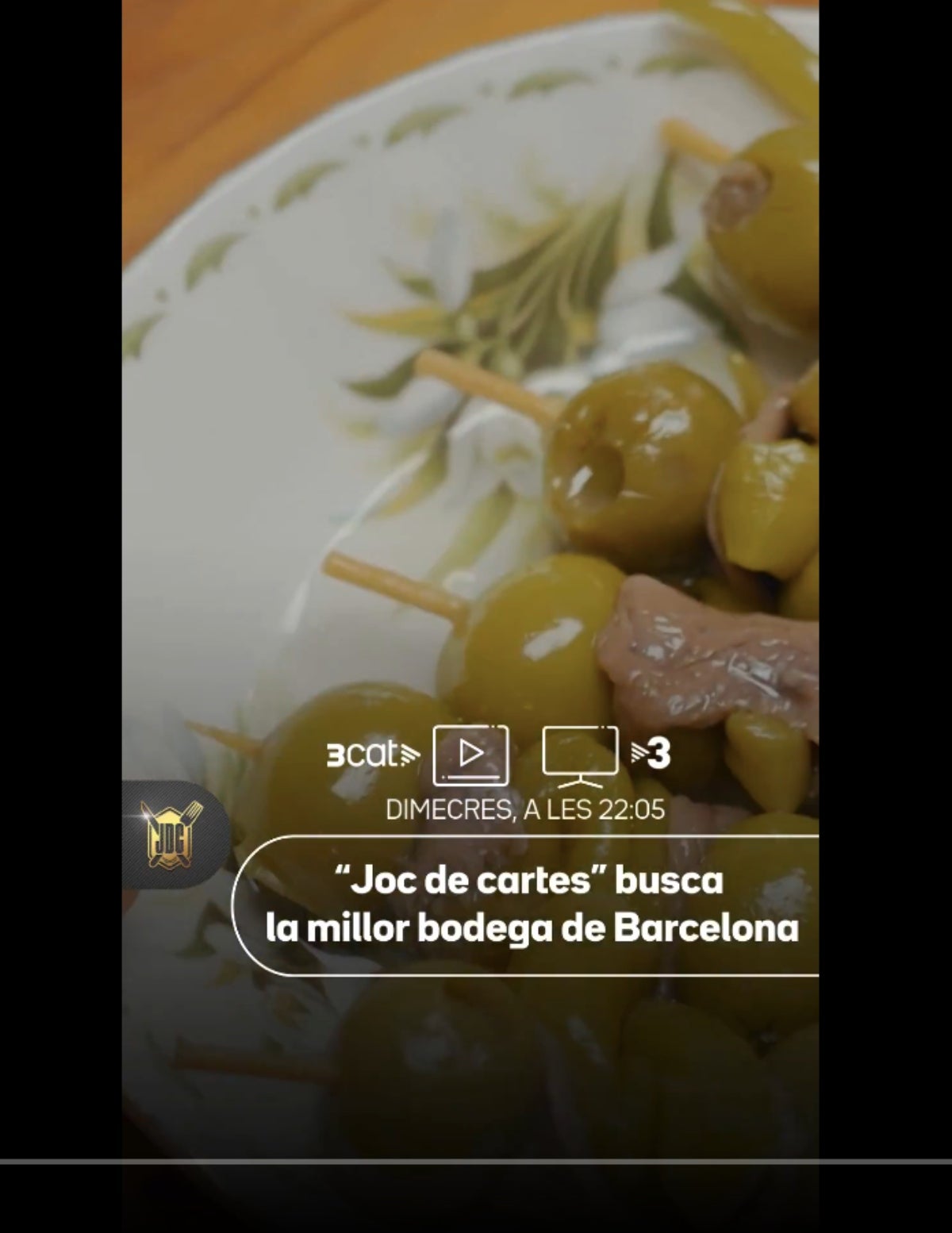 Algunes de les tapes que tastaran a 'Joc de cartes' aquesta setmana | 3Cat