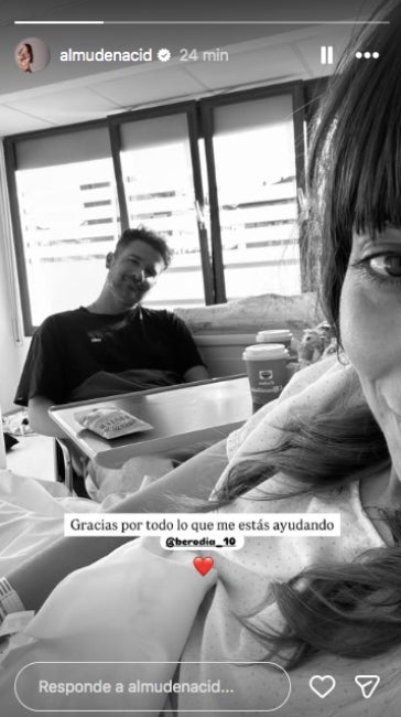 Almudena Cid agraeix el suport a la seva parella - Instagram