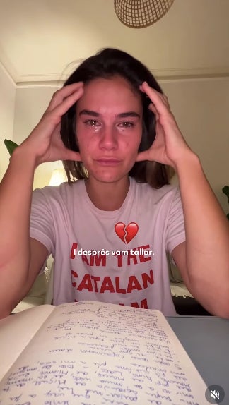 Cèlia Espanya va patir molt quan va trencar amb el xicot - Instagram