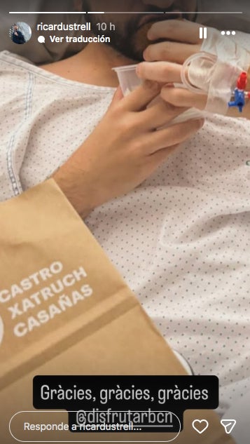 El presentador ha presumit dels regals que ha rebut durant el seu ingrés - Instagram