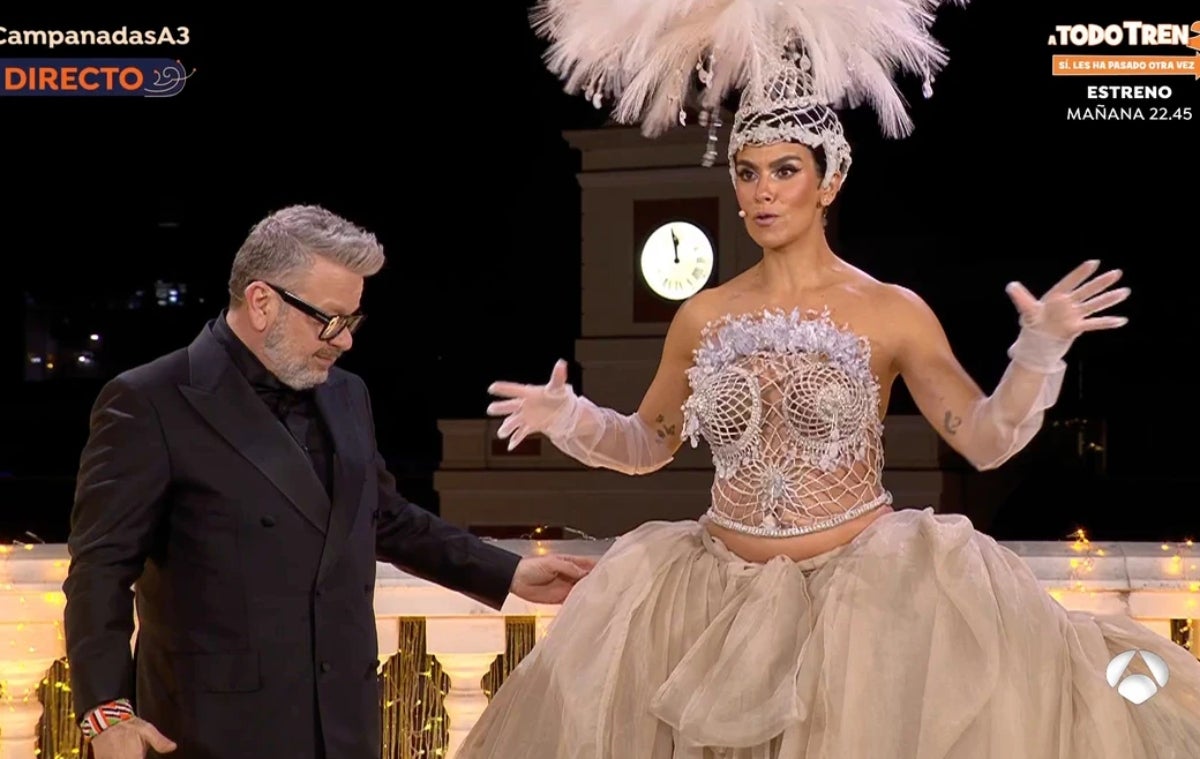 El vestit de les campanades de Cristina Pedroche el 2024 _ Antena 3