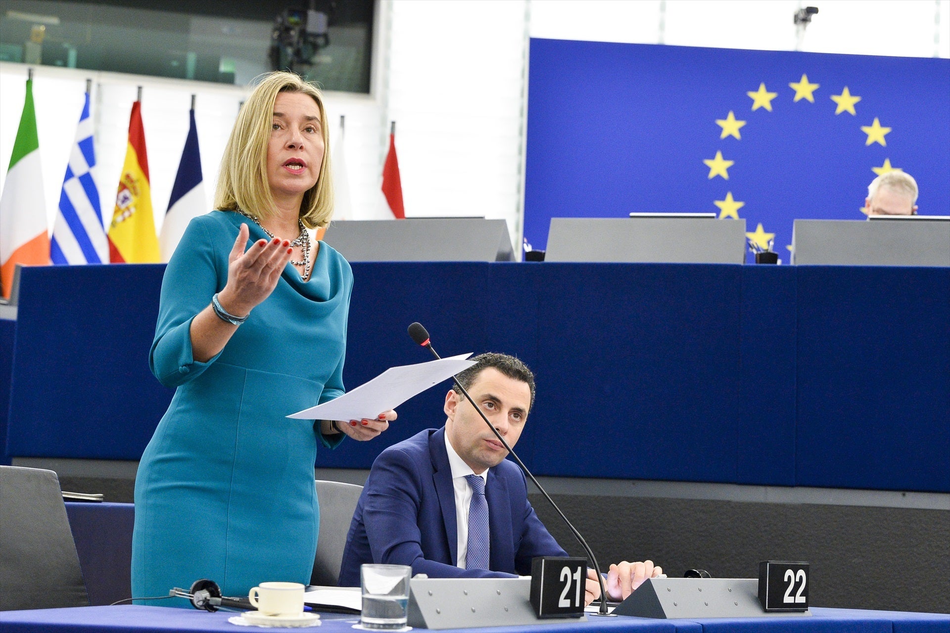 La policia belga ha detingut l'ex Alta Representant de la Unió Europea Federica Mogherini | Dario Pignatelli / European Counci / Europa Press