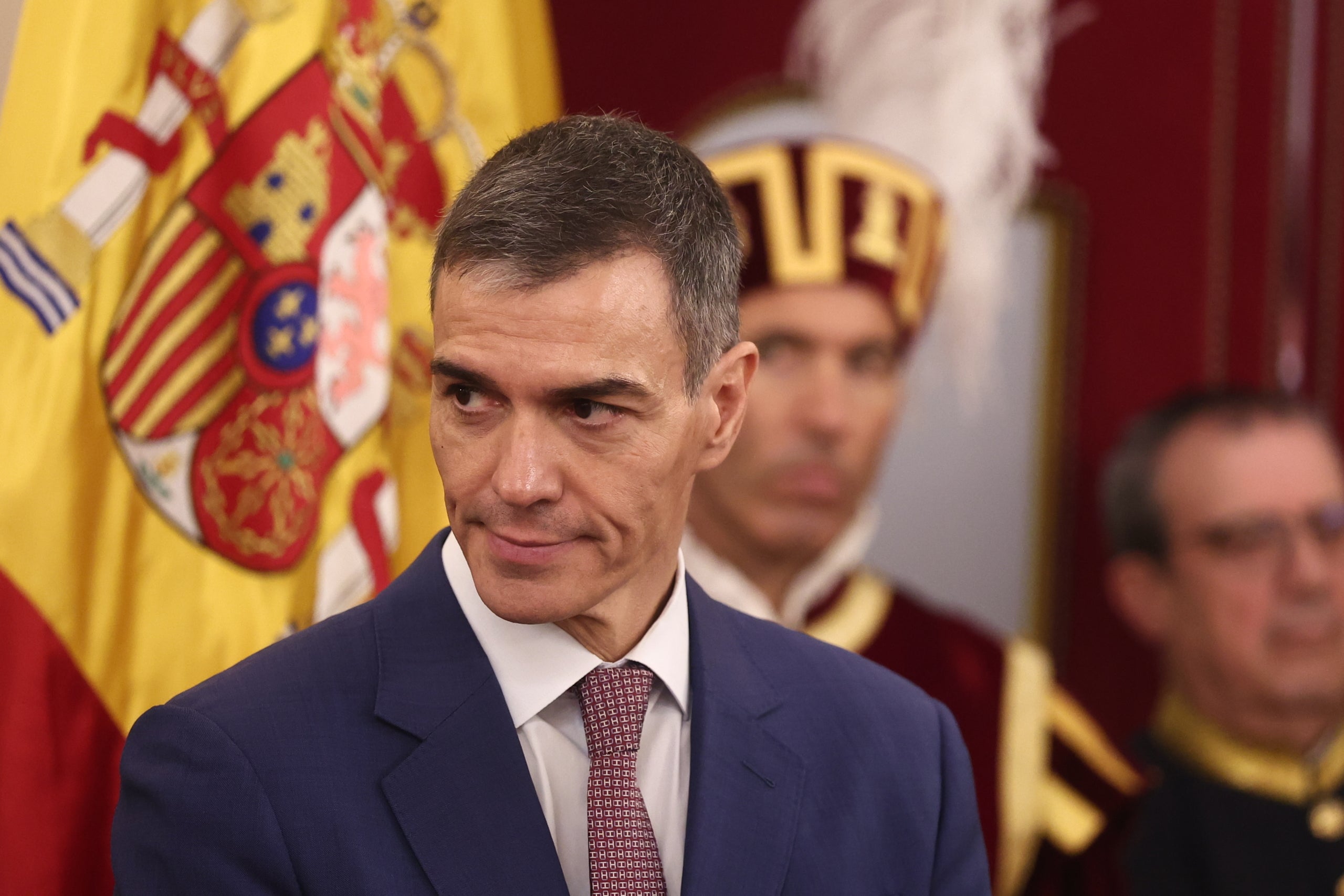 El president del govern espanyol, Pedro Sánchez, durant l'acte de la constitució / Eduardo Parra (Europa Press)