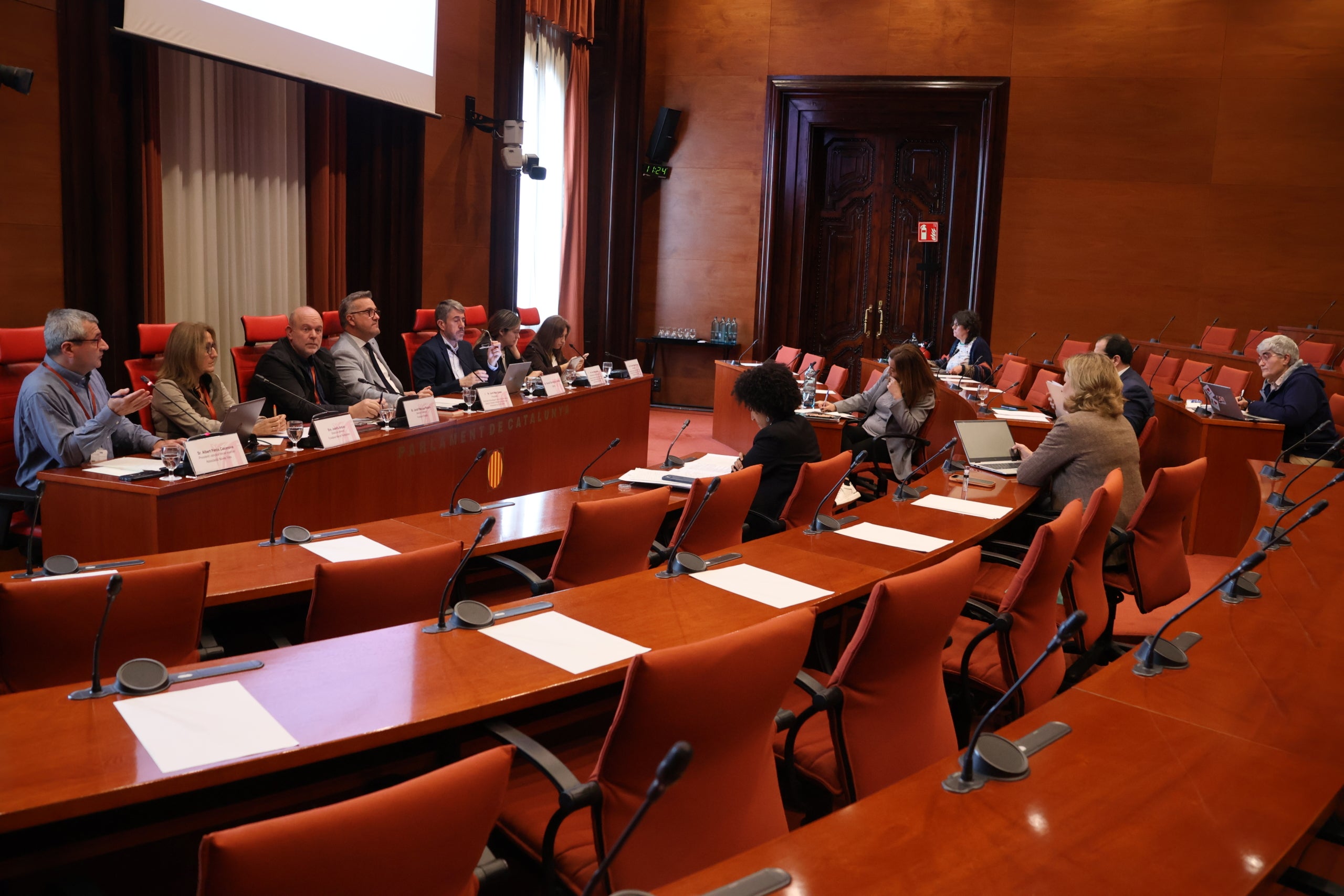 Una imagen de la comisión de investigación de la DGAIA/Parlamento