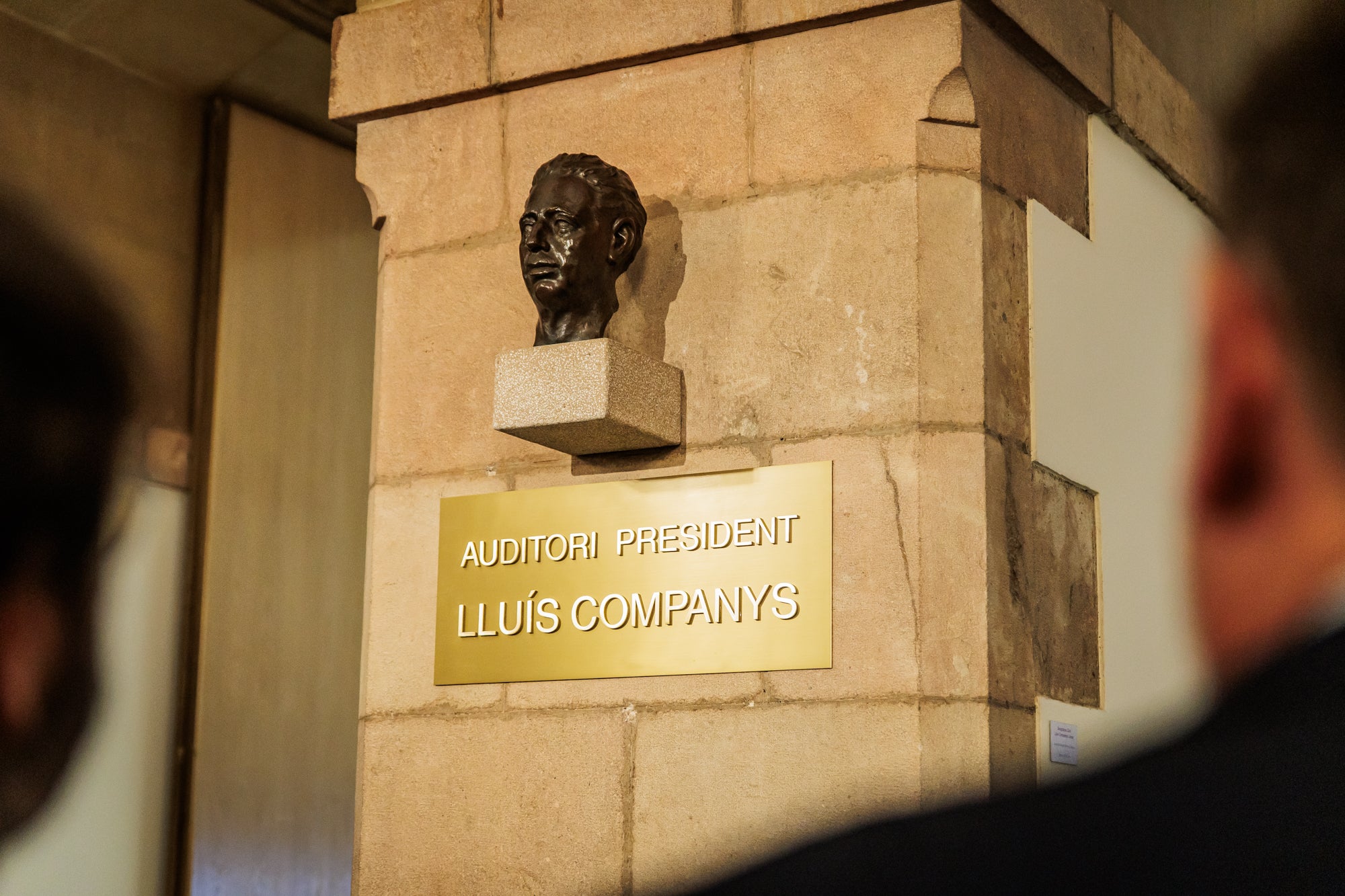 El bust de Companys, al Parlament/Sergi Ramos/Parlament