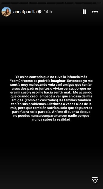 La filla de Paz Padilla dona detalls desconeguts de la seva infància - Instagram