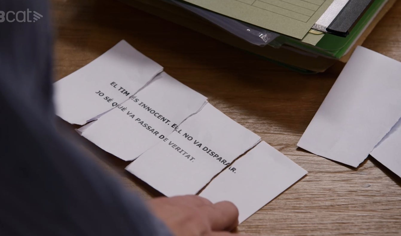 La Gina troba un missatge anònim a 'Com si fos ahir' | 3Cat