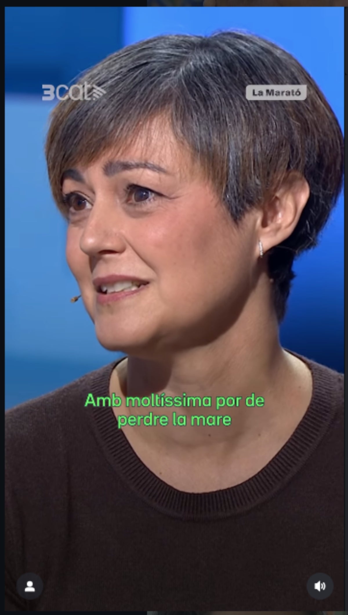 La Judit és un dels testimonis que ha passat per La Marató | 3Cat