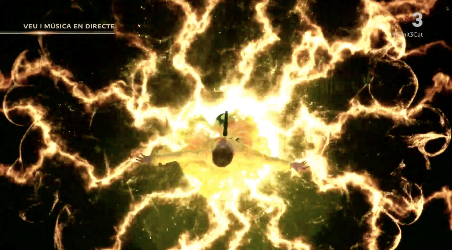 La posada en escena ha recordat a la de Conchita Wurst a Eurovisió - TV3