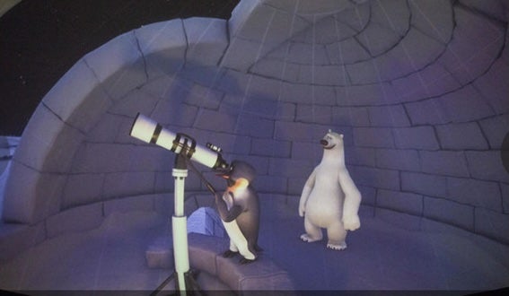 Fotograma de la projecció de Polaris. / Foo: Cedida