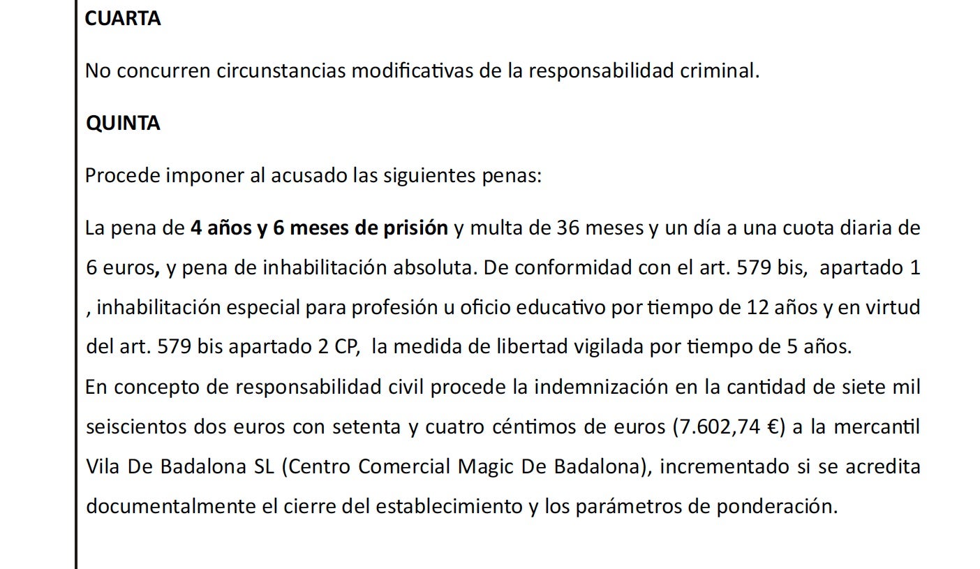 Part de l'escrit de la fiscalia sobre el jihadista de Badalona/QS