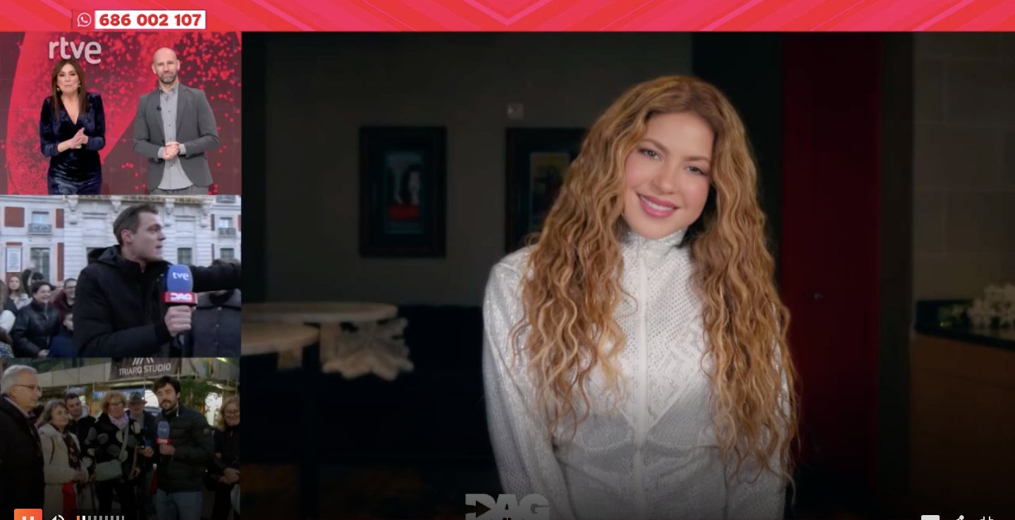 Shakira confirma que actuarà en el programa especial de TVE per a la nit de Cap d'Any