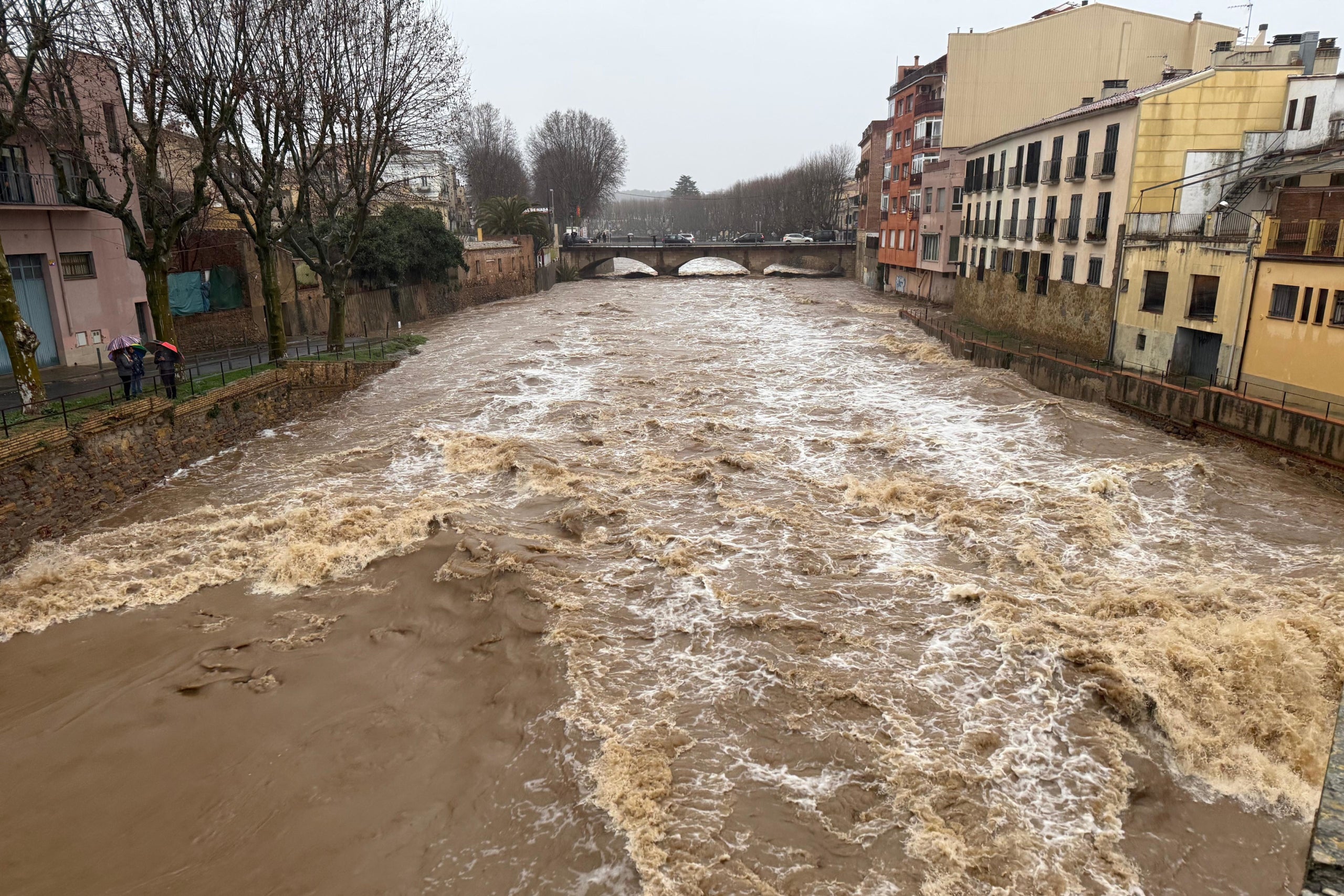 El riu Daró a l'altura de la Bisbal d'Empordà (Baix Empordà) / ACN