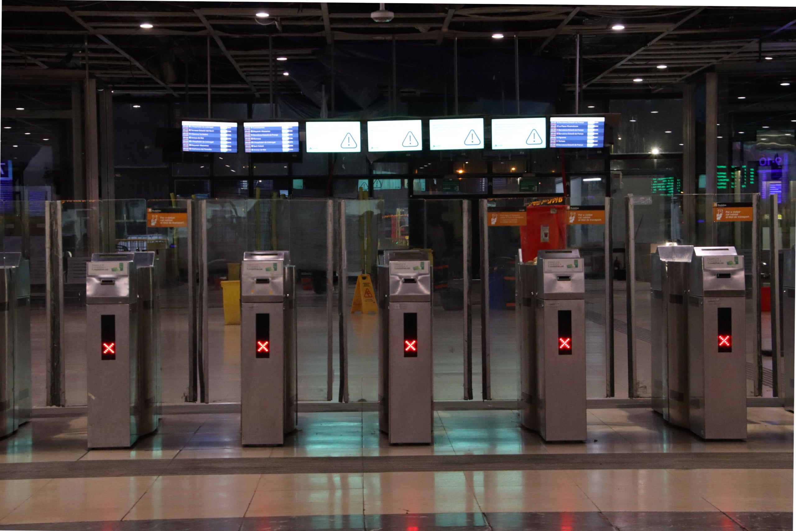 L'accés a Rodalies de l'Estació de Sants, tancat per manca de servei dijous passat / ACN