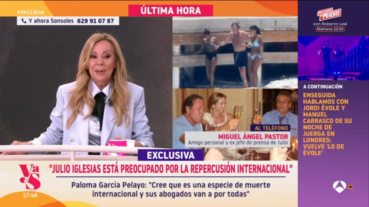 Ana Obregón ha defensat Julio Iglesias després de les acusacions - Antena 3