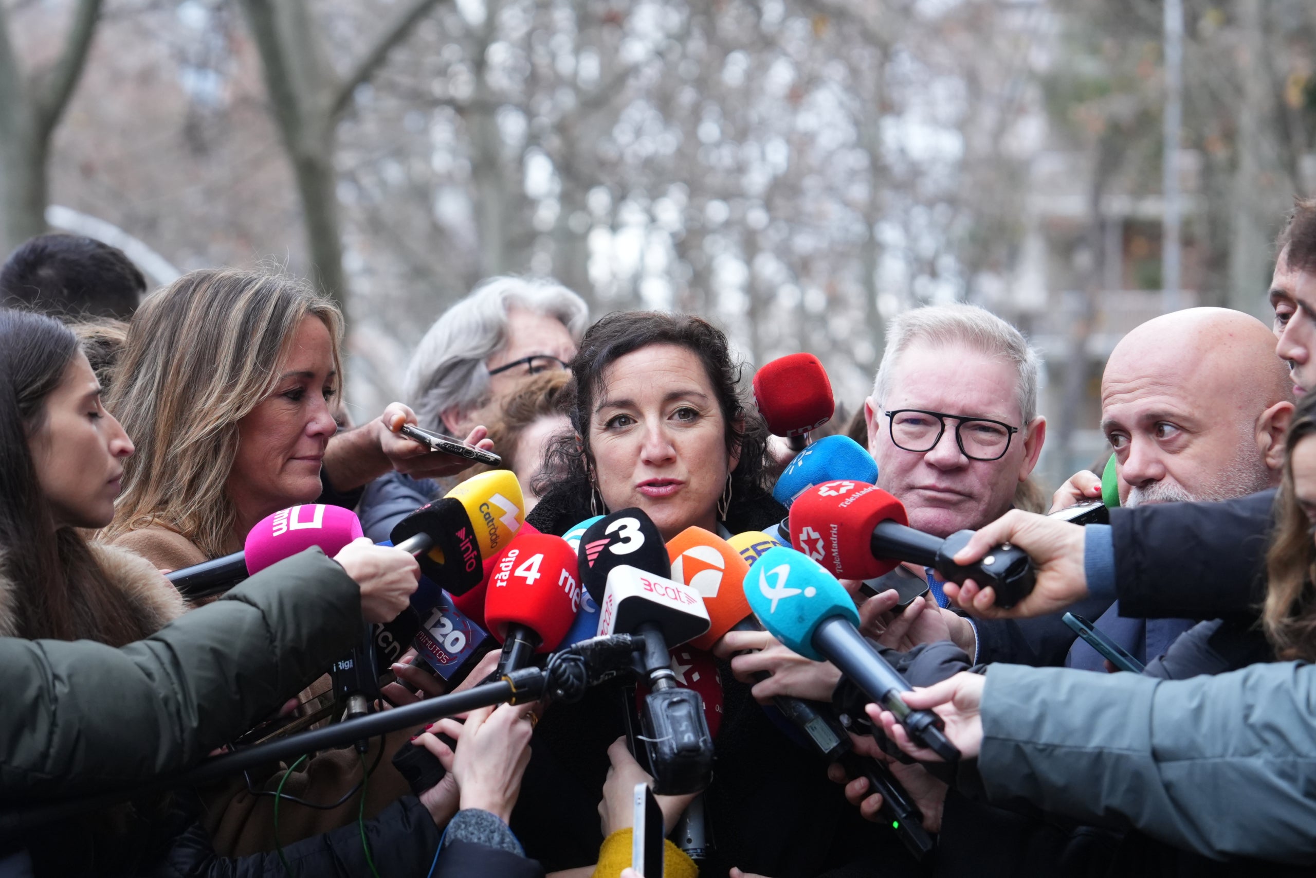 La consellera d'Economia, Alícia Romero, en una atenció als mitjans després del Consell de Política Fiscal i Financera / ACN