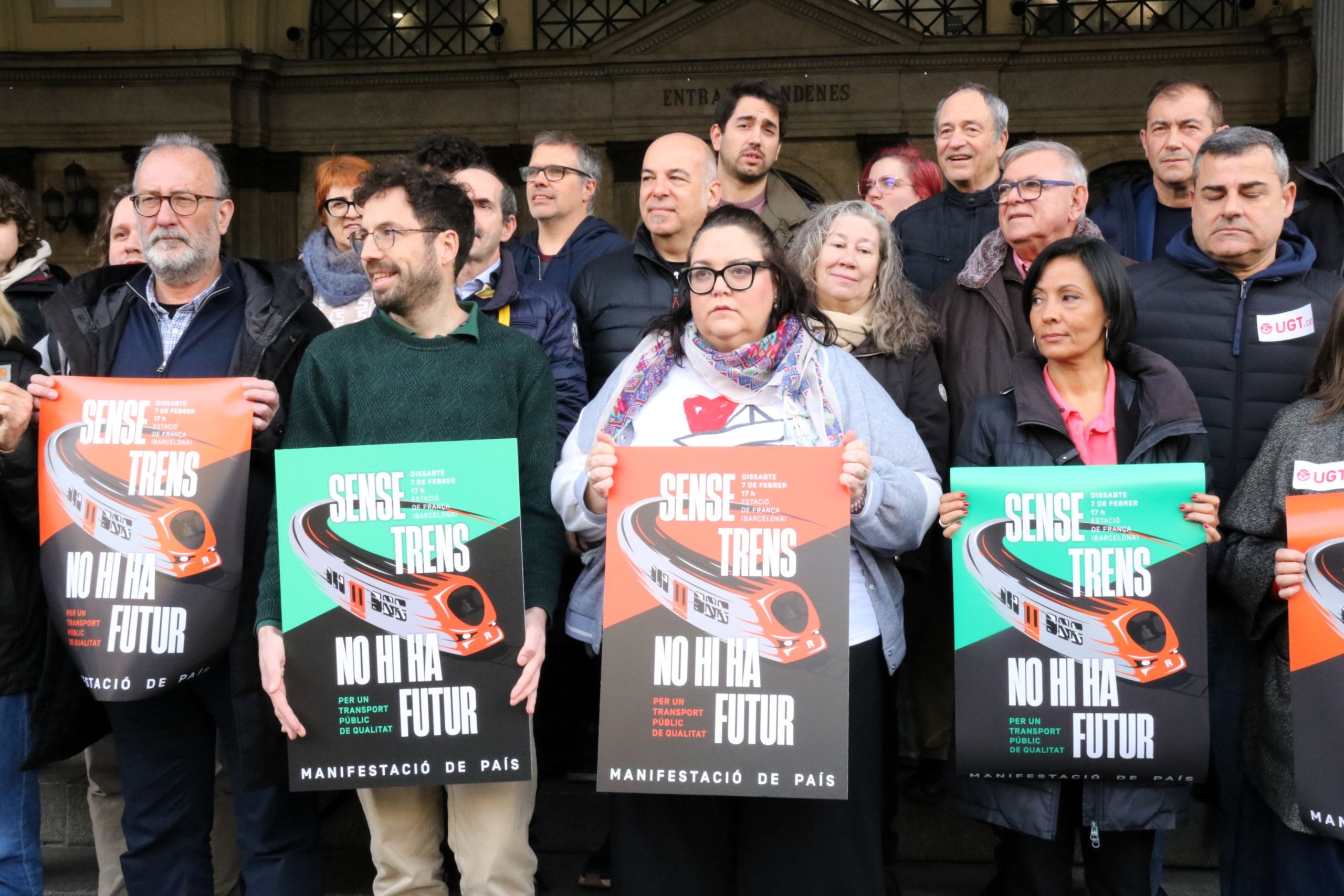 Entitats, sindicats i plataformes d'usuaris preparen una manifestació de país per Rodalies / ACN