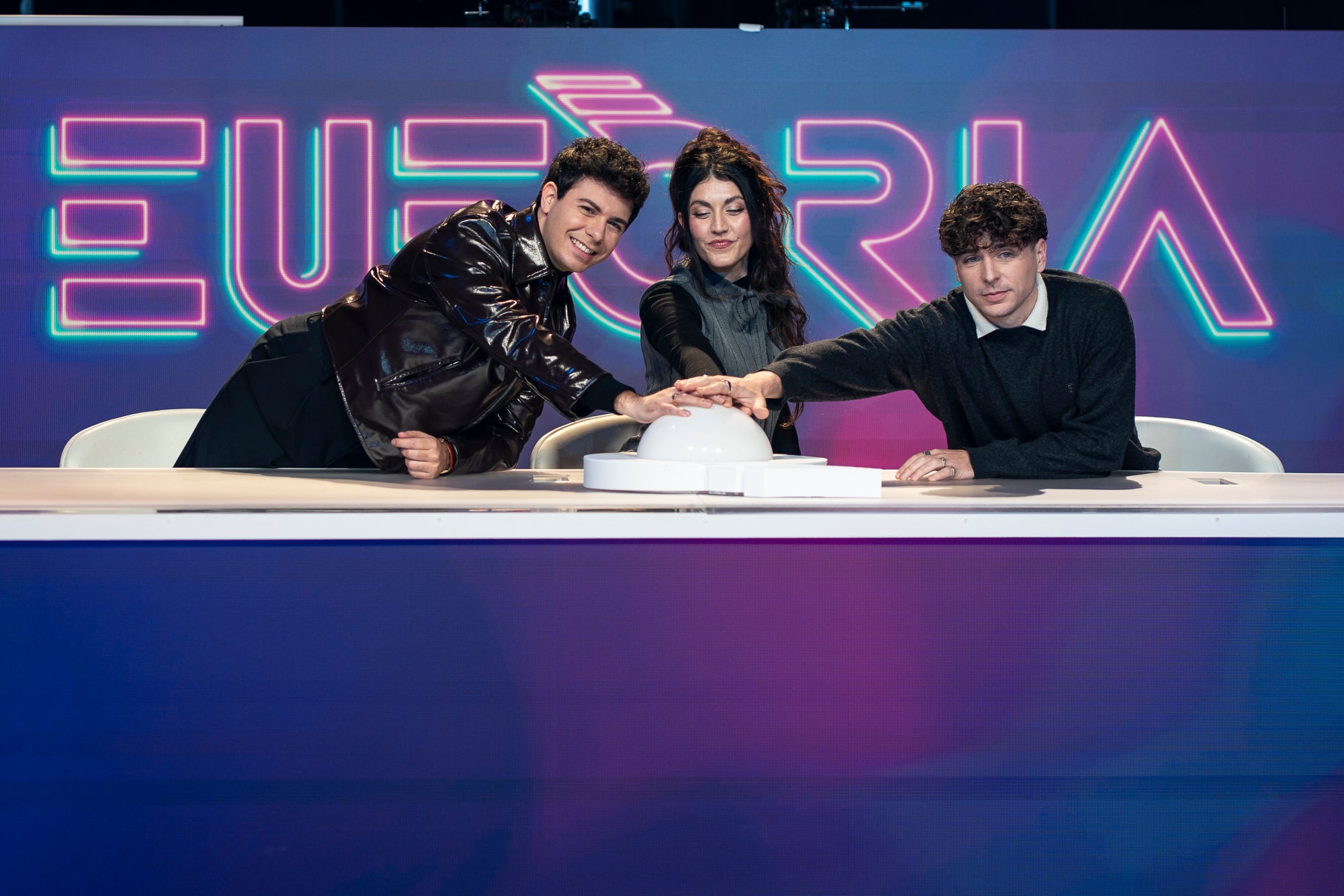 Alfred García, Queralt Lahoz y Mama Dousha, los miembros del jurado de 'Eufòria' | Mireia Comas