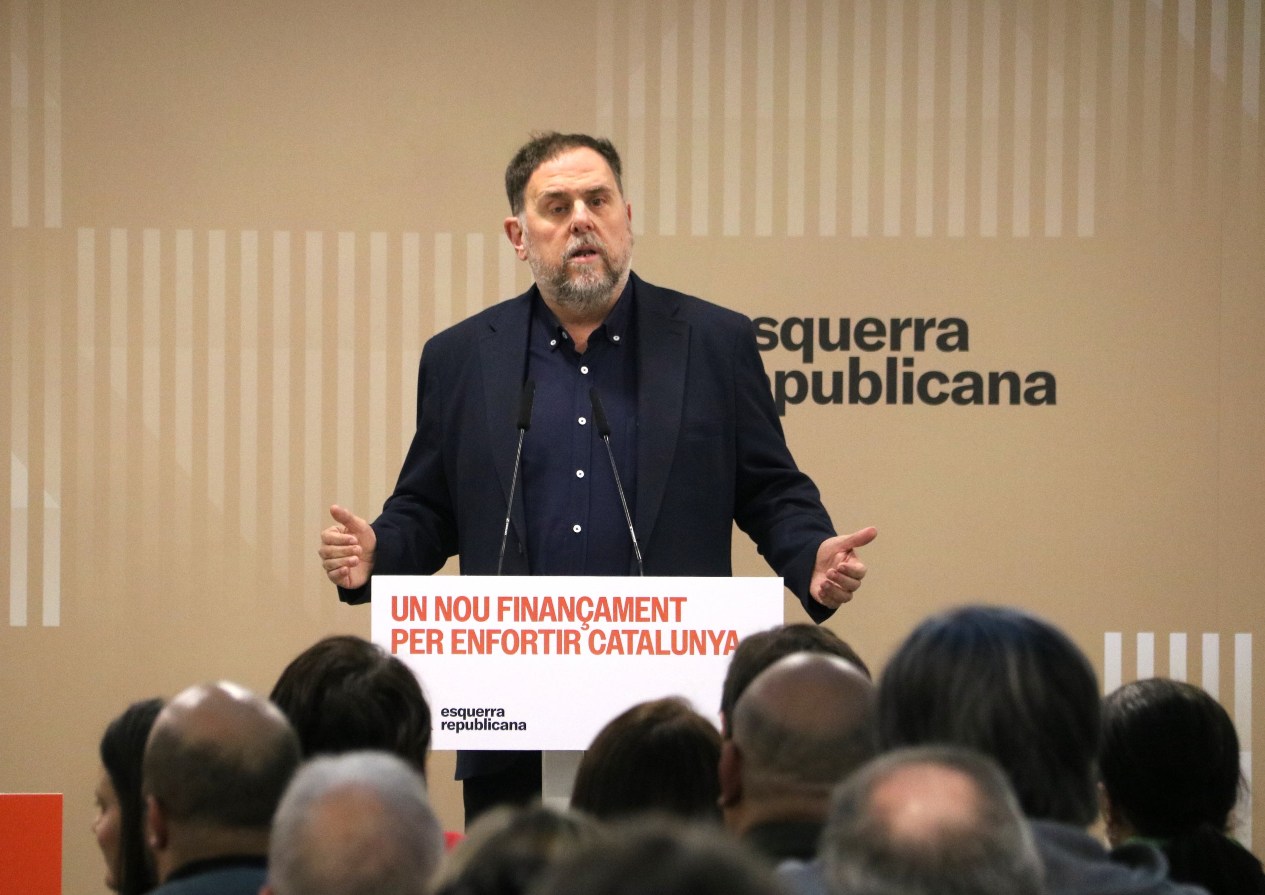 Oriol Junqueras, al Consell Nacional d'ERC / ACN-Pau Cortina