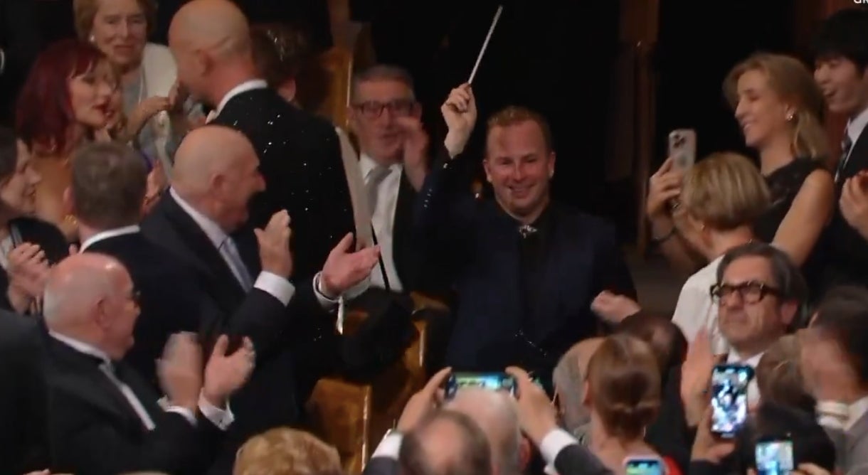  El director Yannick Nézet-Seguin des del públic del concert de Cap d'Any de Viena | RTVE