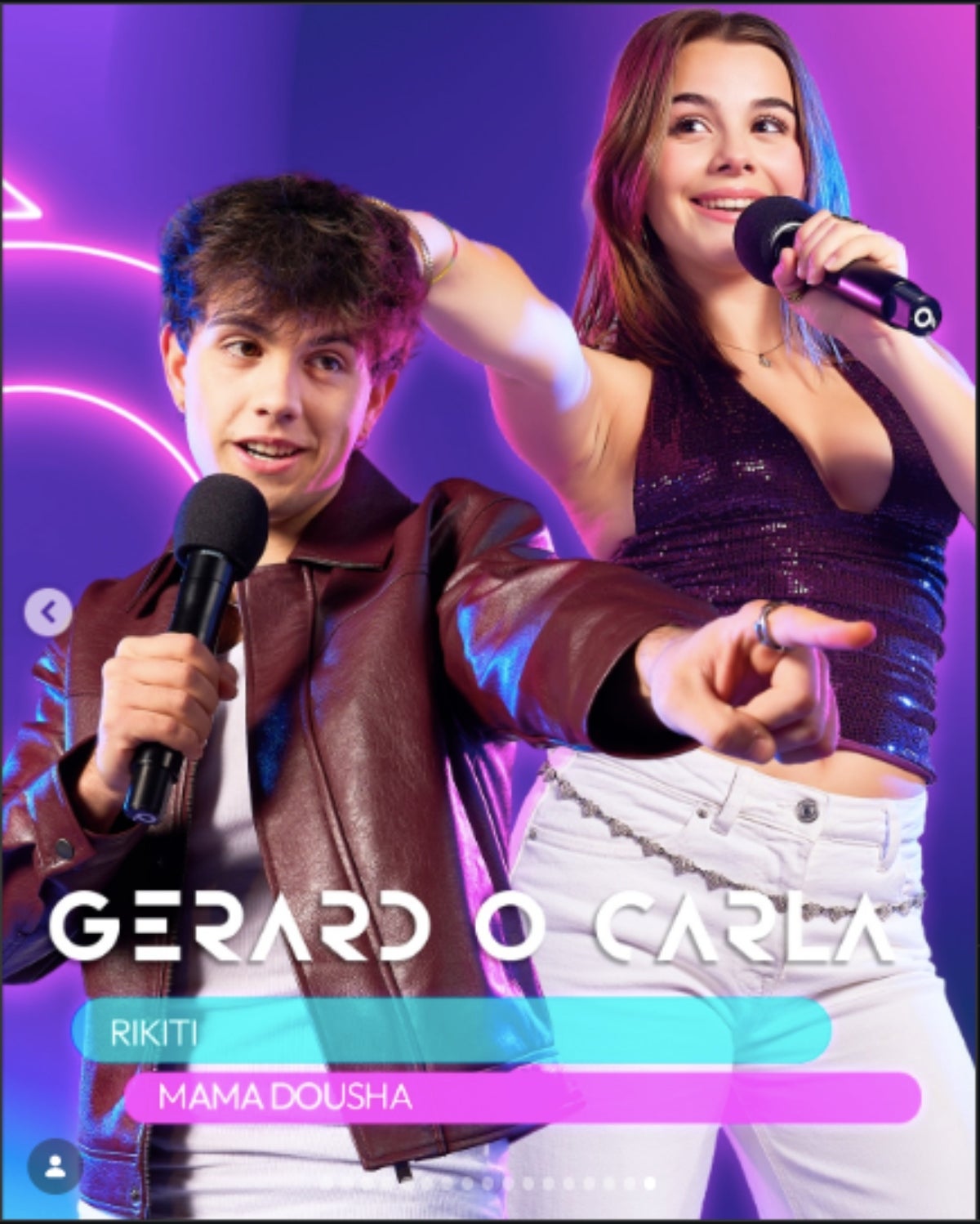 El Gerard i la Clara són les dues veus en dubte a 'Eufòria' i cantaran 'Rikiti' | Instagram