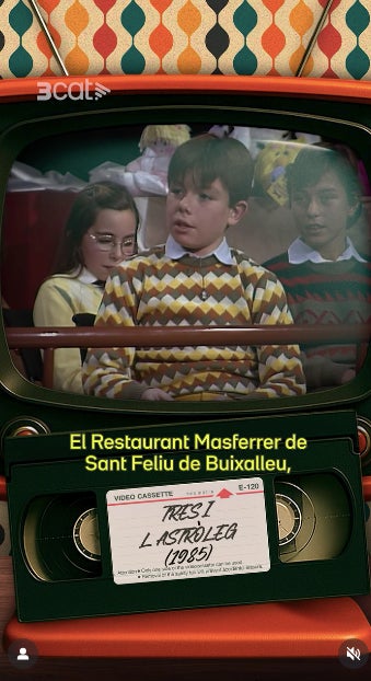 El presentador va aprofitar per fer publicitat del seu restaurant familiar - TV3