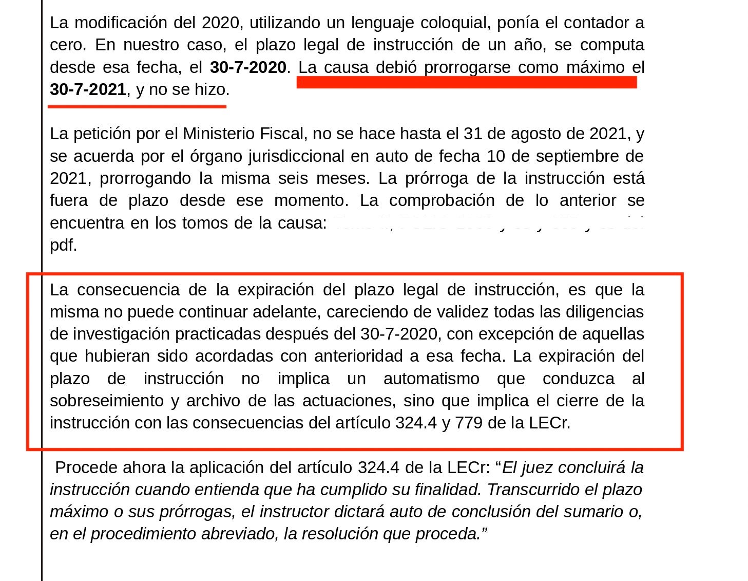 Escrit de la fiscalia demanant tancar la instrucció del cas Forex des del 30 de juliol del 2020/QS