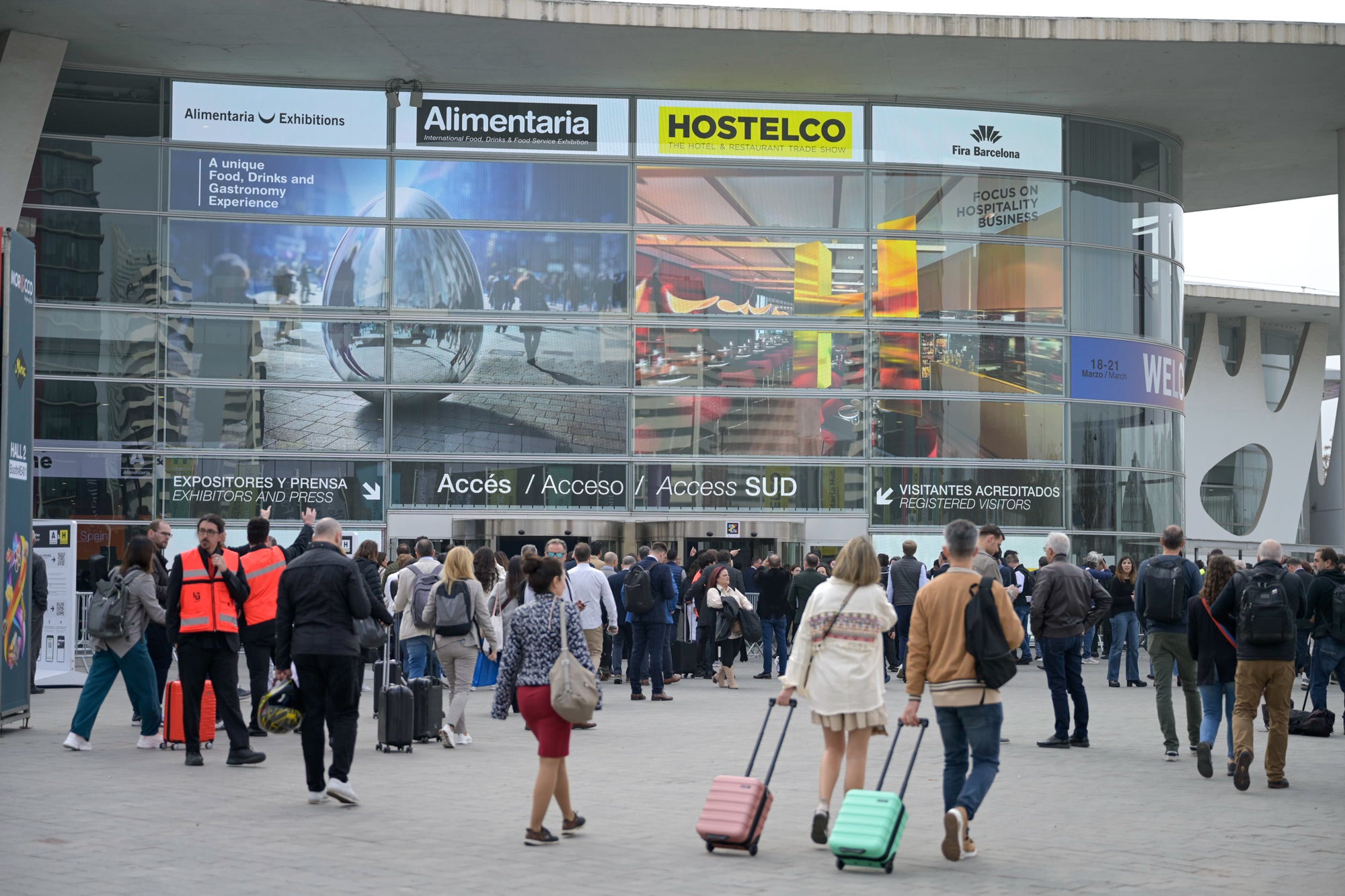 L'accés a Alimentaria en l'edició anterior / Cedida