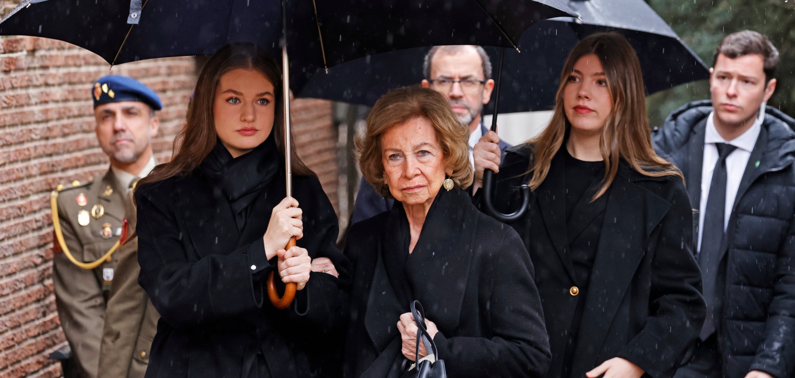 Las cámaras han captado a una Sofía de Grecia muy triste - Europa Press