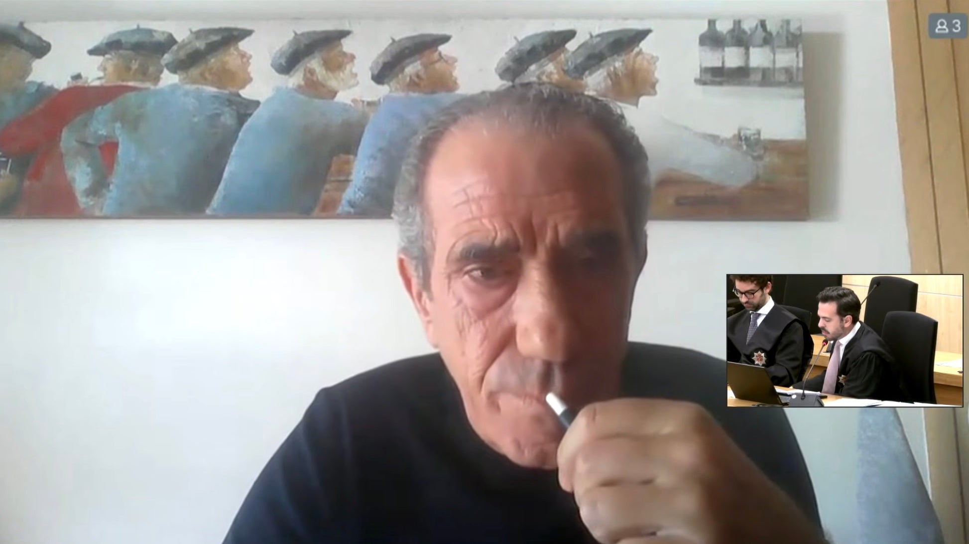 Lodeiro amb el vaper, declarant/QS