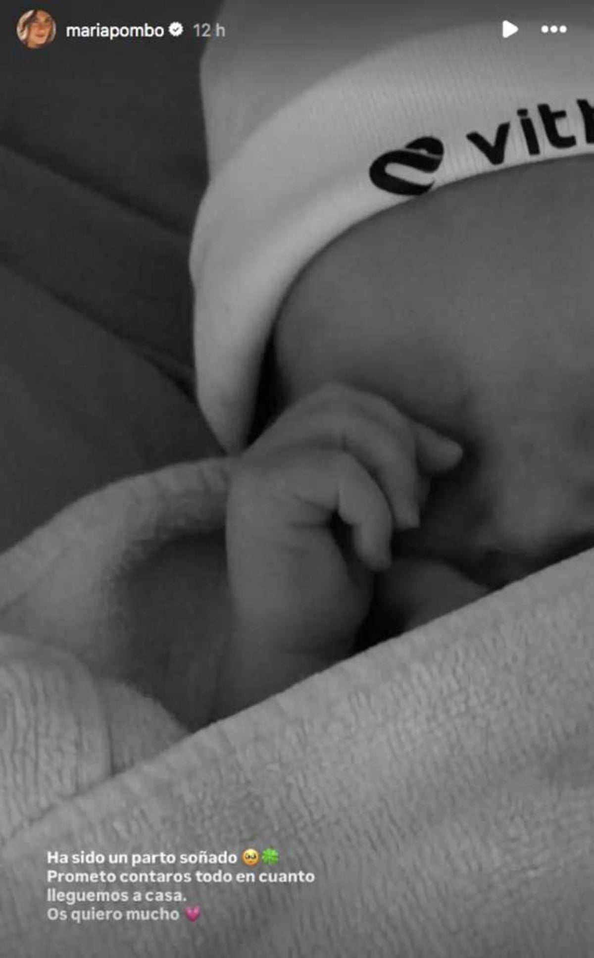 María Pombo anuncia el naixement de la seva tercera filla | Instagram