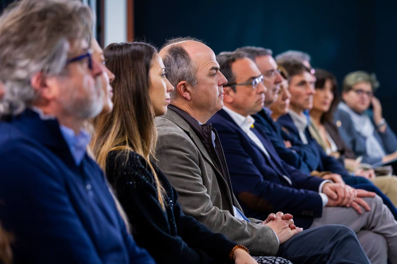 Jordi Turull i Josep Rull, a Perpinyà a la fila de la direcció nacional de Junts/Núria Càmara