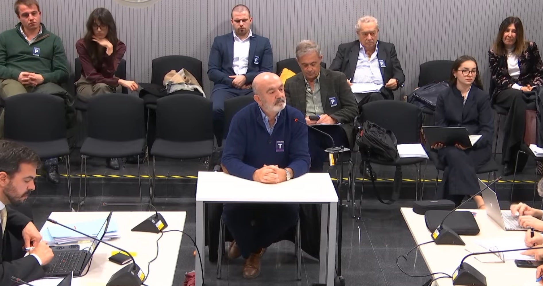 Jordi Piera, en un moment de la seva declaració