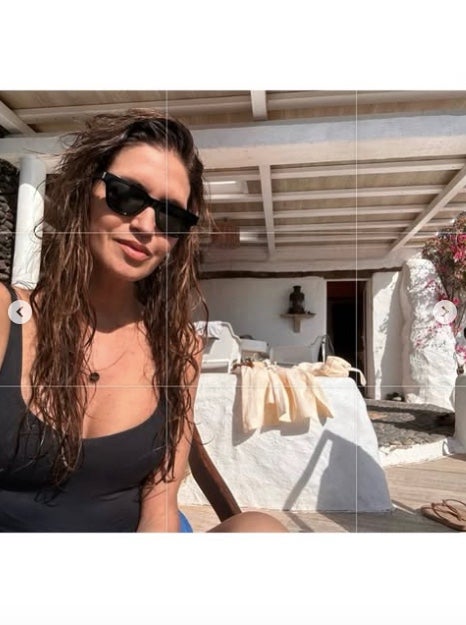 Sara Carbonero estava gaudint molt de les vacances - Instagram