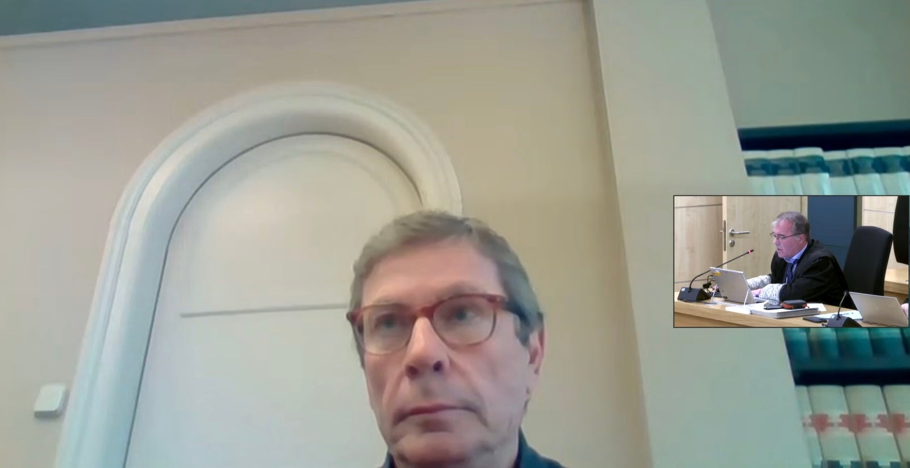 Francesc Ferrer Taulé, en un moment de la vista en el judici dels Pujol