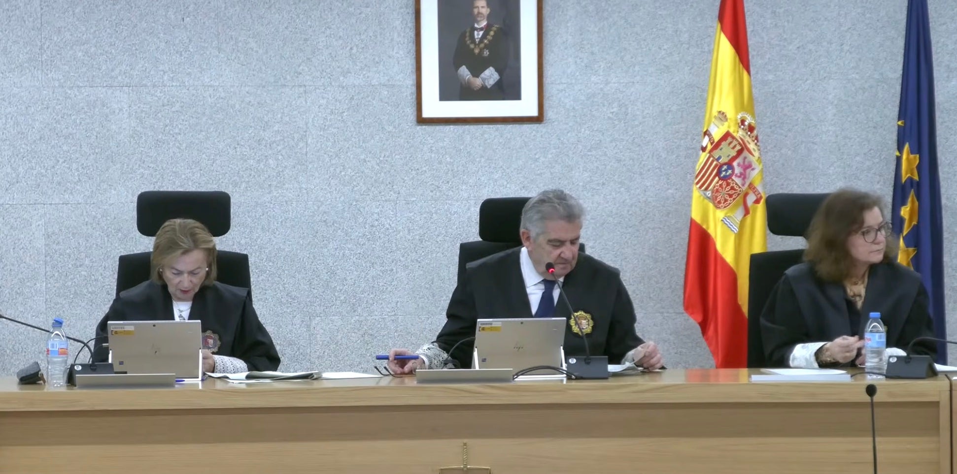 El tribunal del judici dels Pujol aquest matí/QS